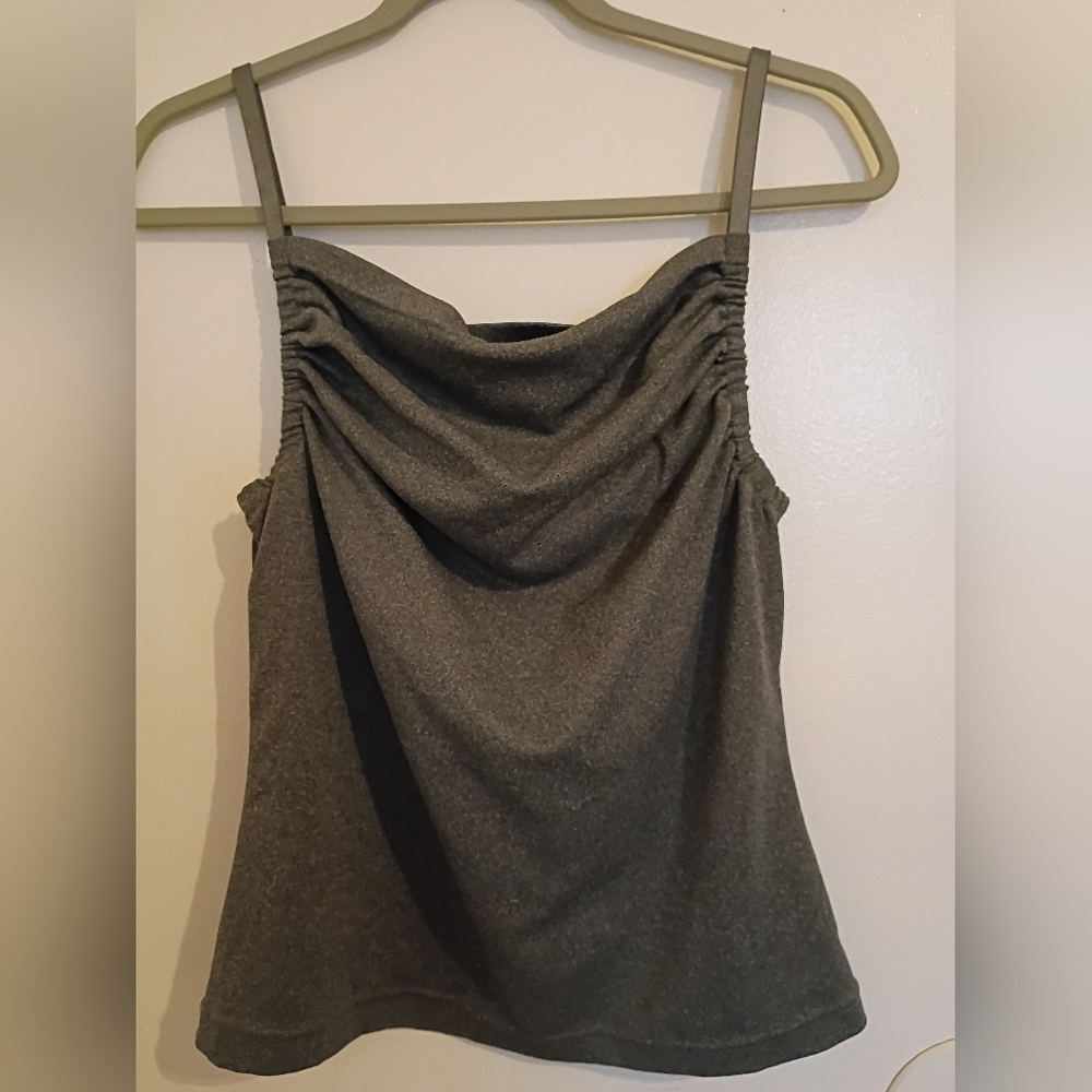 VTG Elegant Gray‎ Women's Tank Top Sz S/M